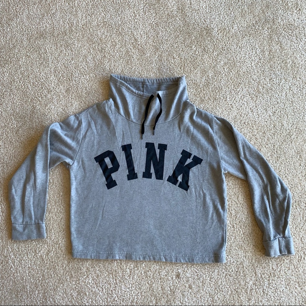 PINK Cropped Sweatshirt